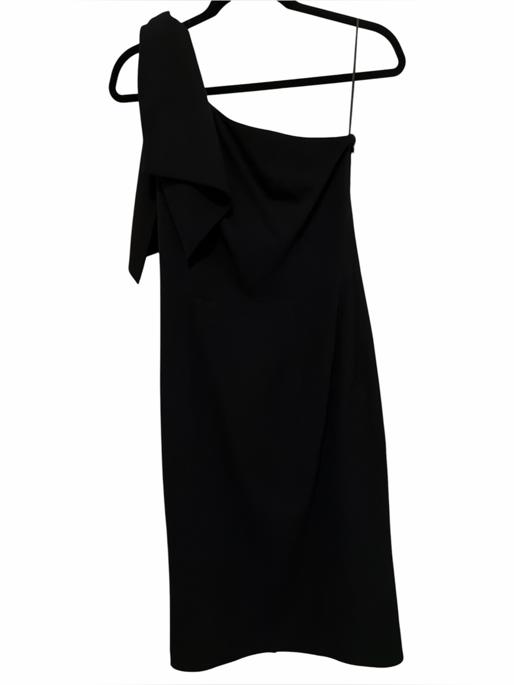 Dress the population Elegant One-Shoulder Black Dress